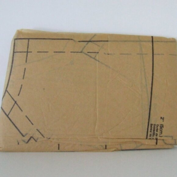 Fall coat sewing pattern McCall's uncut vintage plus size 14 long jacket 1980s - Picture 4 of 5